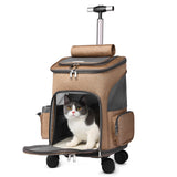 Portable Folding Trolley Pet Bag