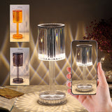 New Crystal Table Lamp Decoration Diamond Romantic Warm Led For Home Decor Romantic  Night Light