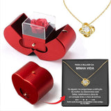 Valentine's Red Apple Jewelry Gift Box