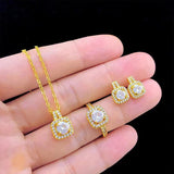 Fashion Zircon Jewelry Set For Women