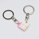 New Couples Heart Blocks Key Chain Valentines Day Gift