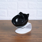 Double Cat Bowl With Raised Stand