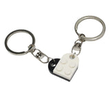 New Couples Heart Blocks Key Chain Valentines Day Gift