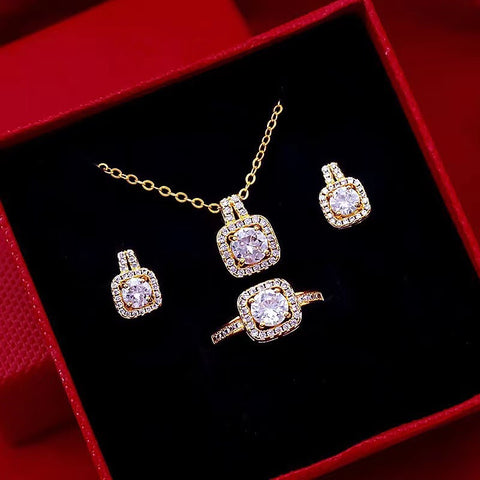 Fashion Zircon Jewelry Set For Women