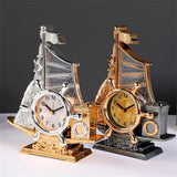 Creative Grand Ship Clock Home Decor