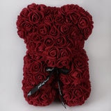 Valentine's Day Gift Big Eternal Rose Flower Handmade Teddy Bear