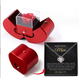 Valentine's Red Apple Jewelry Gift Box