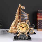 Creative Grand Ship Clock Home Decor