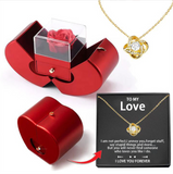 Valentine's Red Apple Jewelry Gift Box